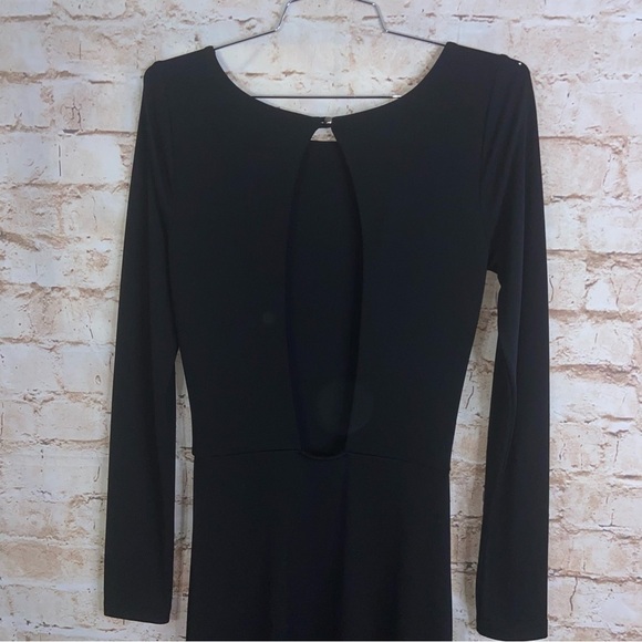 Aqua Luxe Black Maxi Dress Size Small - Picture 5 of 8